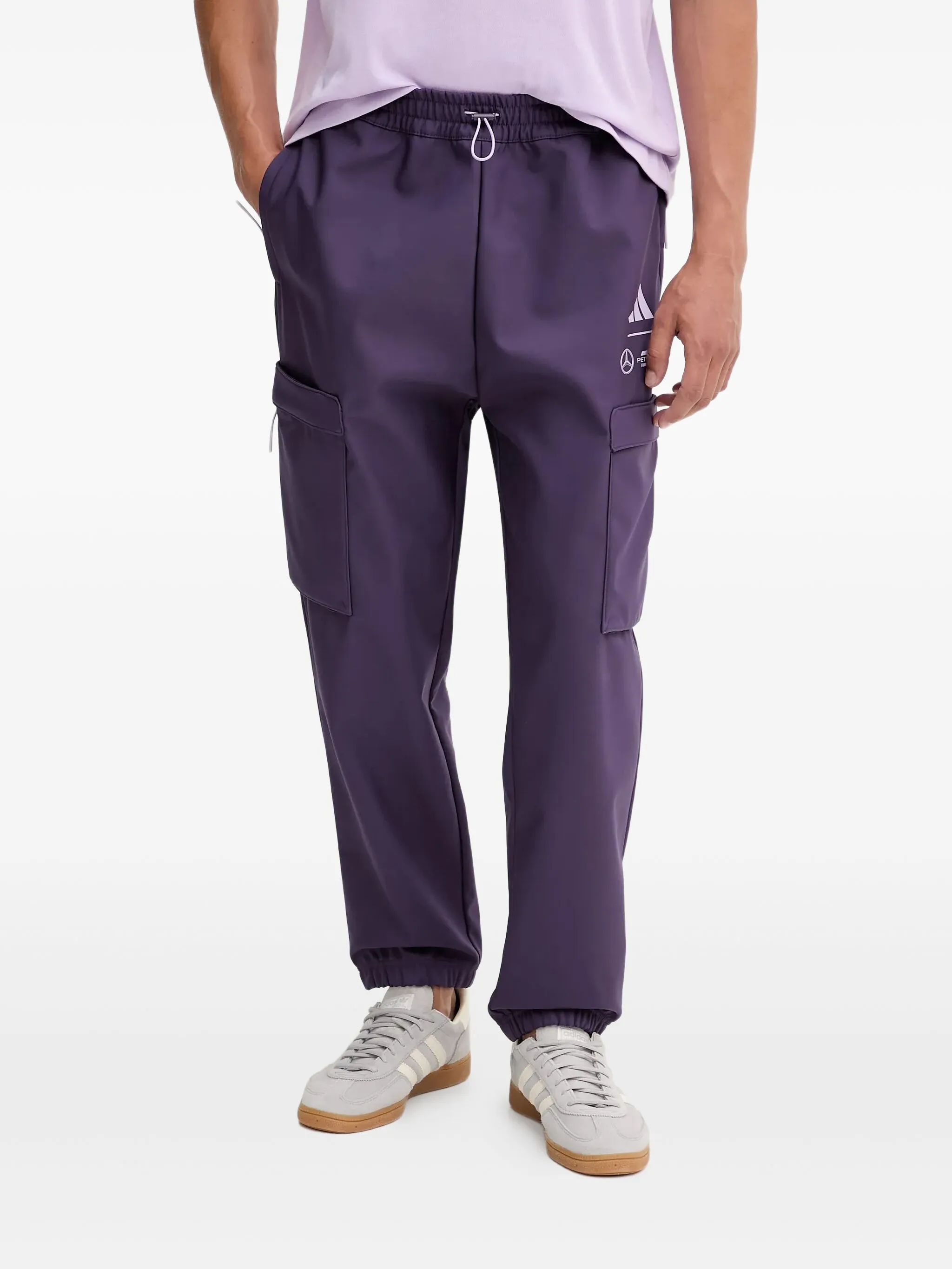 

Спортивные брюки из коллаборации с Mercedes-AMG Petronas Adidas, фиолетовый