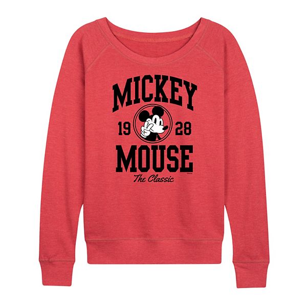 

Футболка с длинным рукавом Mickey Mouse Classic French Terry Plus Size Disney, Heather Red