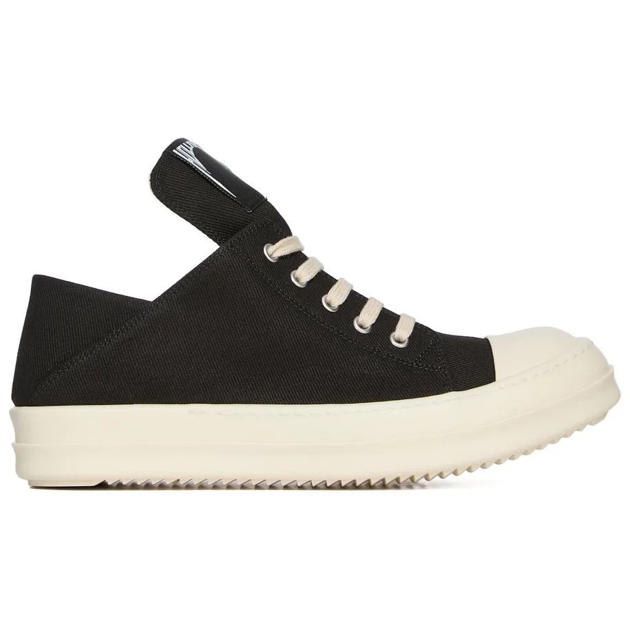 Rick Owens DRKSHDW Кеды low top canvas мужские черные — фото 3