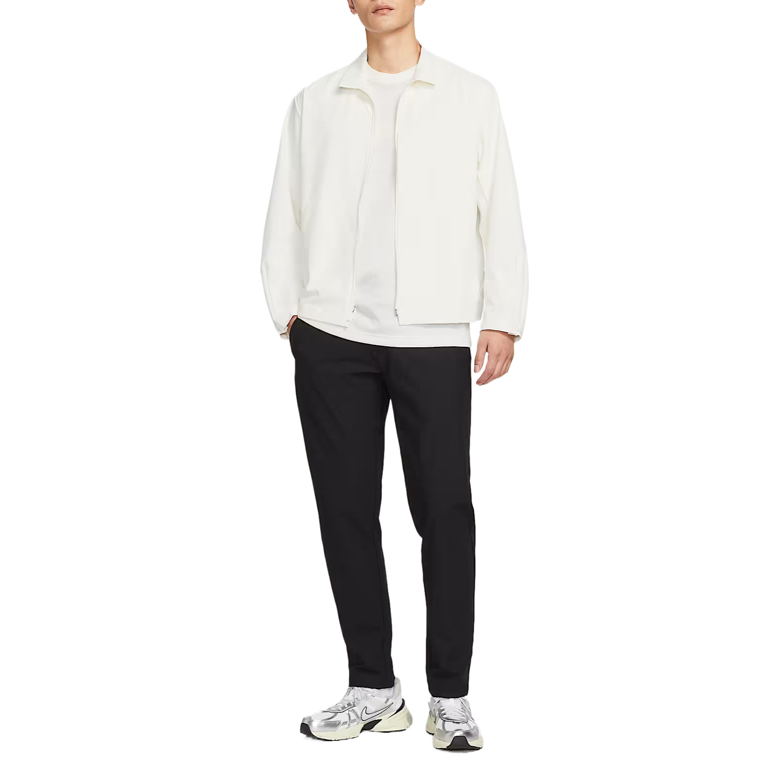 Nike Мужская куртка Dri Fit FW25 24.7 PerfectStretch, Sail White — фото 3