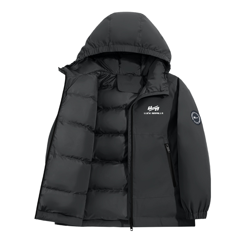 Детская пуховая куртка с капюшоном Moderate Down Jacket Moderate WARRIOR, оранжевый/h pure черный standard k+h round logo left sleeve hook-and-loop k — фото 2