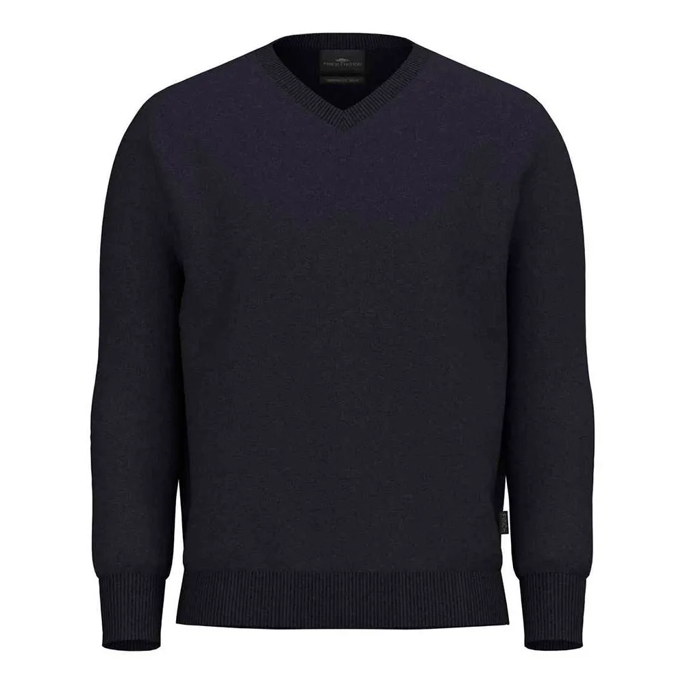 

Свитер Fynch Hatton 1414351 v neck, синий