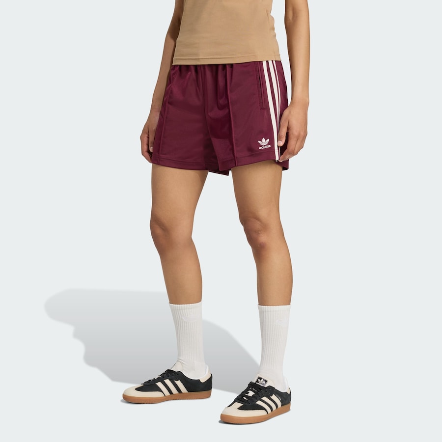 Брюки свободного кроя ADIDAS ORIGINALS Firebird, темно-красный — фото 2