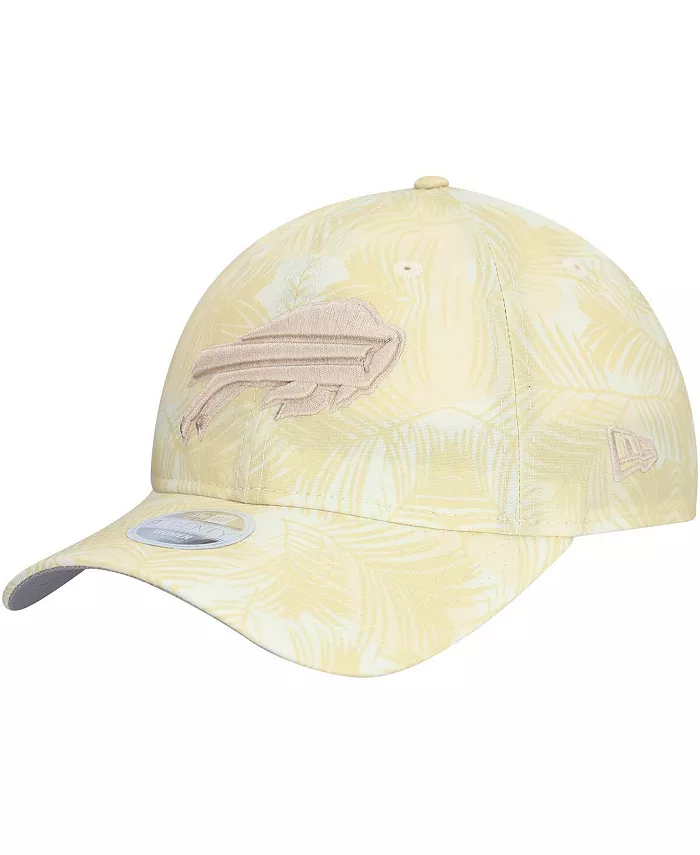 

Женская регулируемая кепка Buffalo Bills Frond 9TWENTY, кремовая New Era