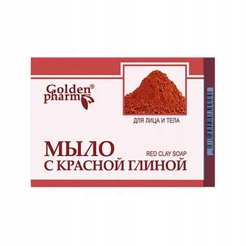 

Мыло из красной глины для лица и тела 70 г Golden Pharm