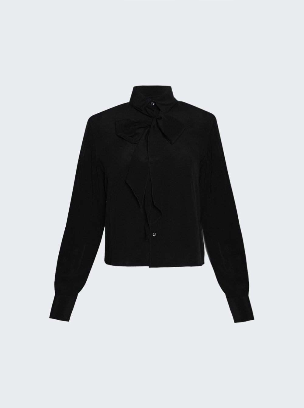 

Блузка с шарфом Wardrobe.Nyc, черный