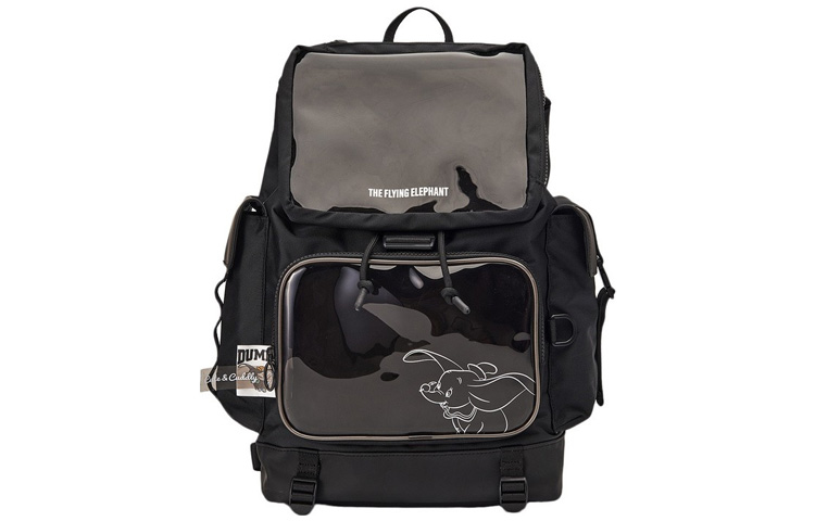 

Лининг Дисней совместная коллекция спортивного стиля Полиуретановый рюкзак унисекс черный