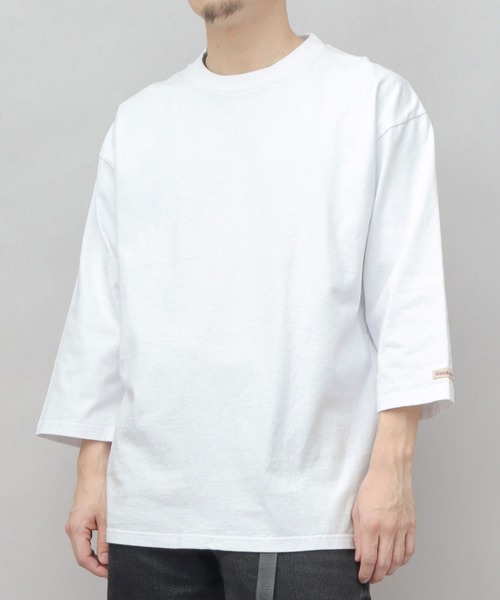 

Футболка из американского хлопка, стандартного силуэта, с рукавом 3/4 Goodwear, белый