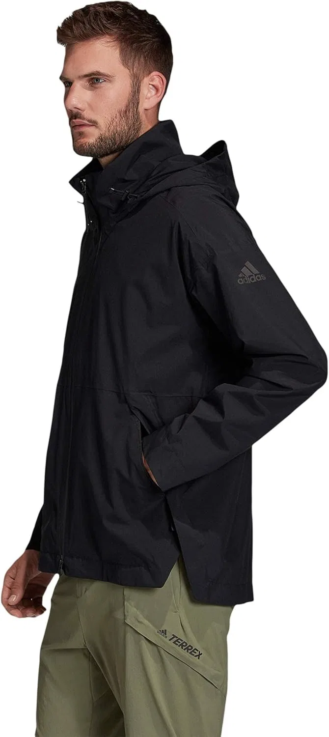 Дождевик мужской adidas Urban Rain.RDY, черный — фото 3