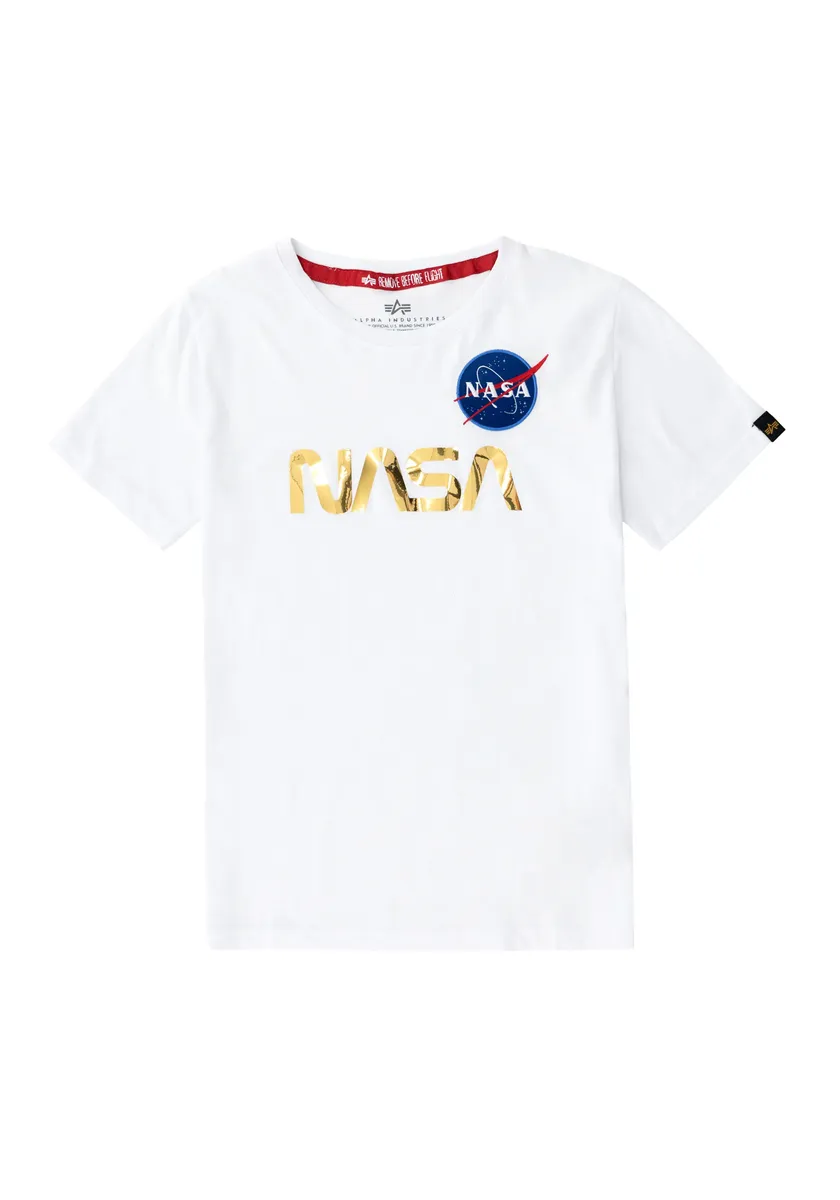 

Футболка Alpha Industries " Alpha Industries Kids - Футболки Nasa Reflective T Kids/Teens", белый