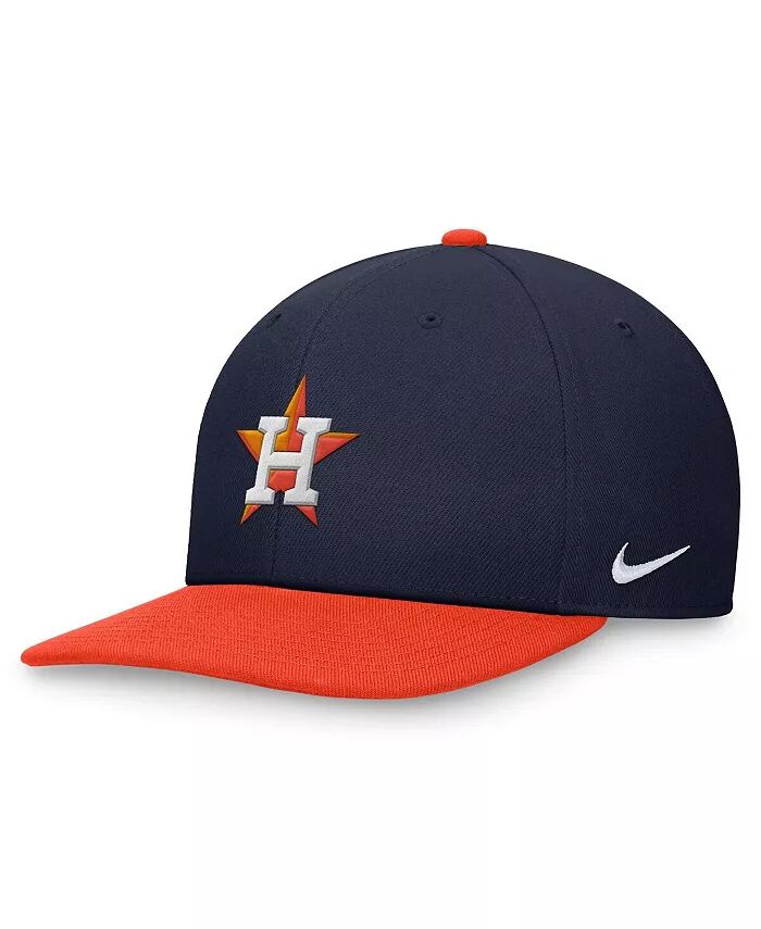 

Мужская темно-оранжевая двухцветная бейсболка Houston Astros Evergreen Snapback Nike, синий