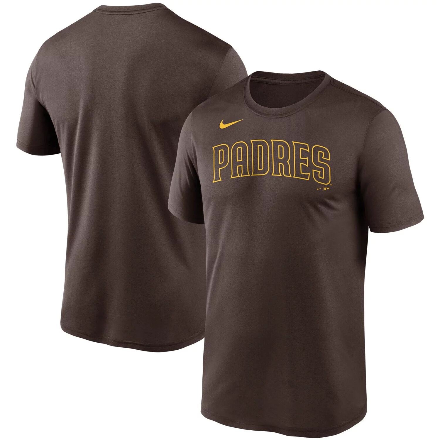 

Мужская коричневая футболка San Diego Padres с надписью Legend Nike, Коричневый, Мужская коричневая футболка San Diego Padres с надписью Legend Nike