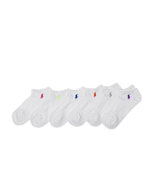 

Мягкие носки до щиколотки, упаковка из 6 шт. Ralph Lauren, цвет White