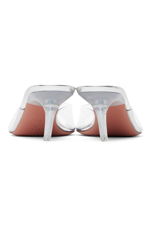 Прозрачные босоножки Alexa Glass 60 на каблуке Amina Muaddi, цвет transparent — фото 2