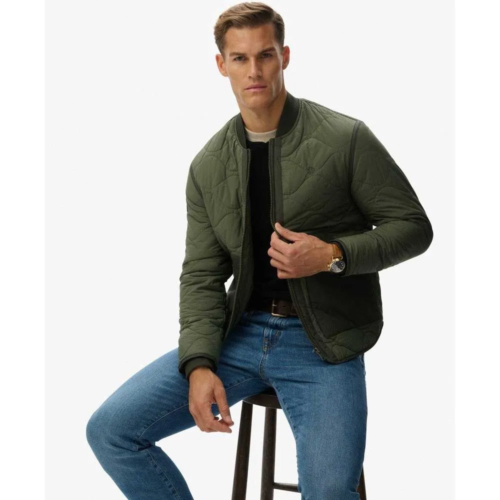Куртка-подкладка Superdry Military, зеленый — фото 4
