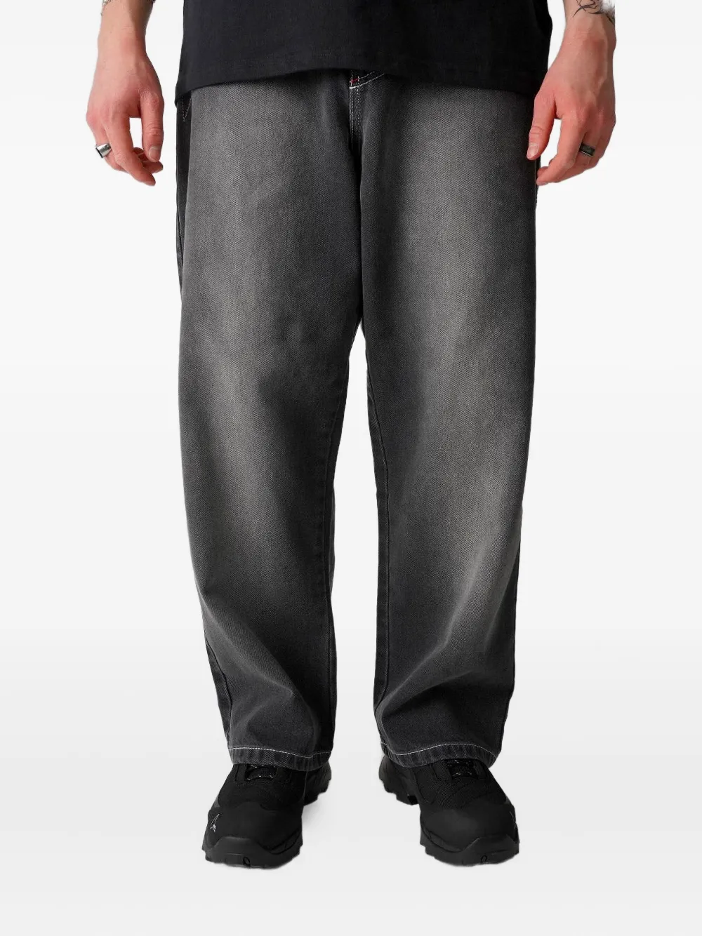 

Джинсы с контрастной строчкой Yardsale, черный