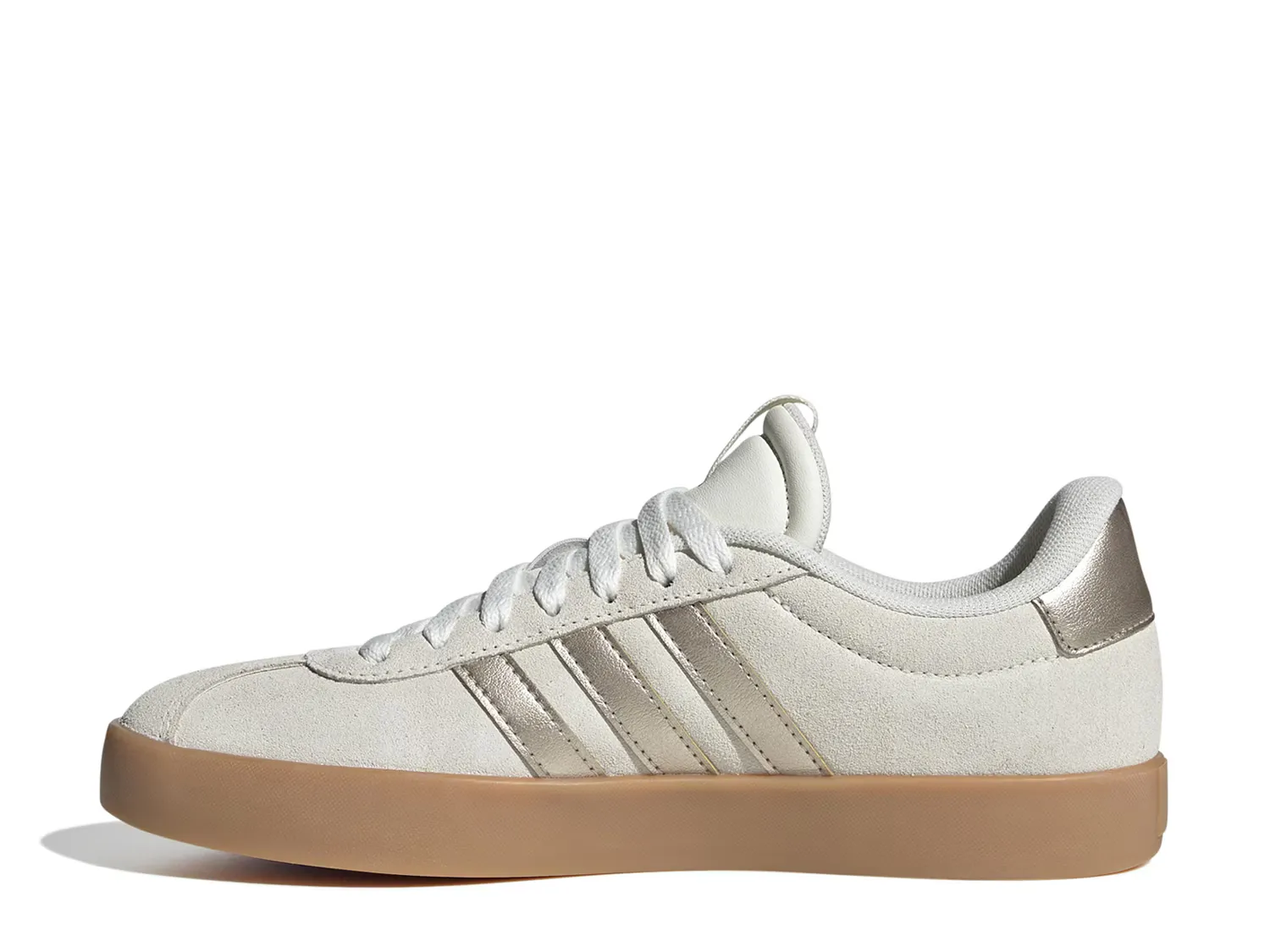 Кроссовки VL Court 3.0 Sneaker Adidas, бежевый/золотой/металлик — фото 2