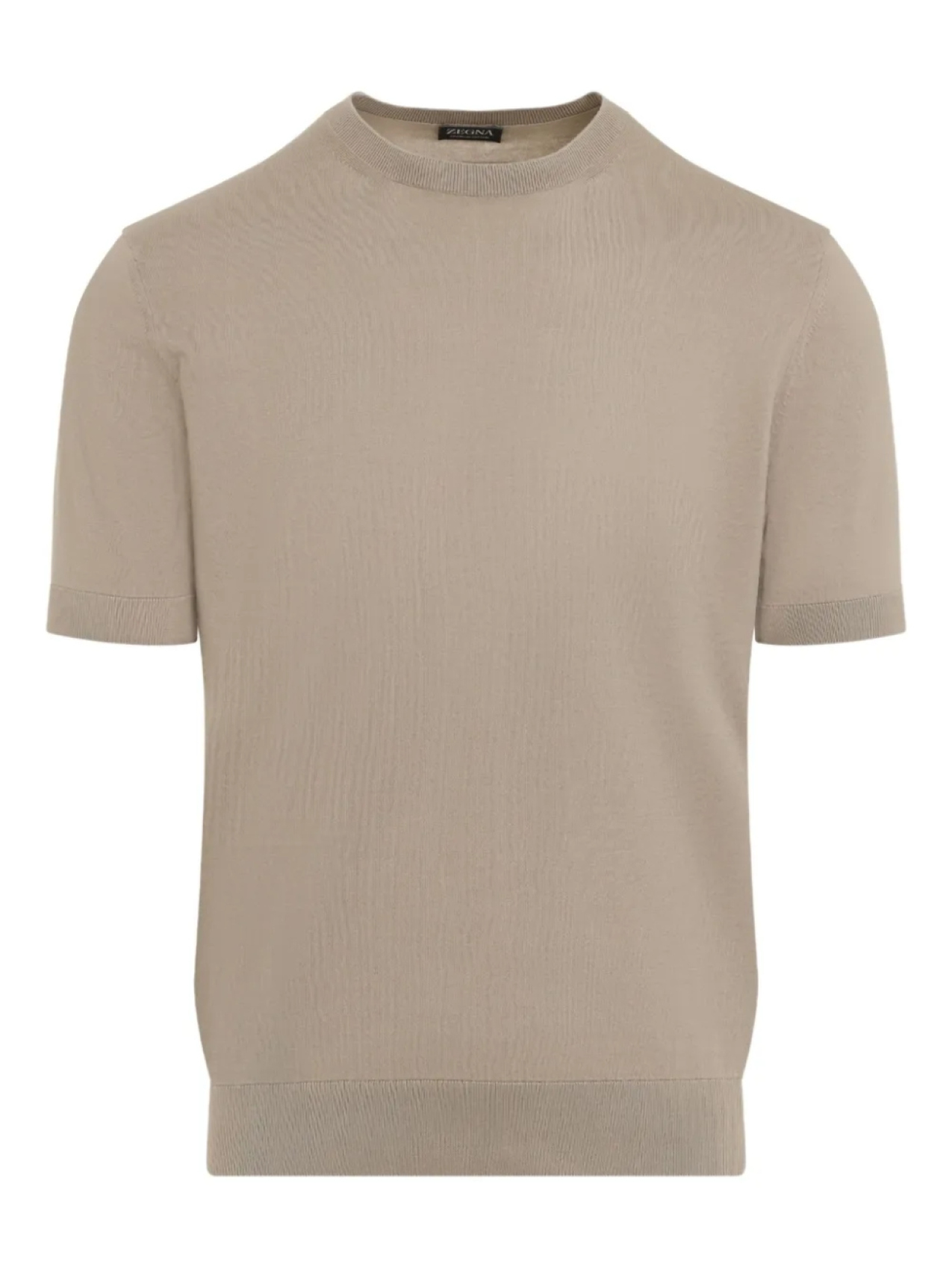 

Футболка из хлопка Zegna, нейтральный