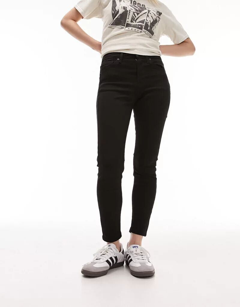 

Черные джинсы Topshop Jamie