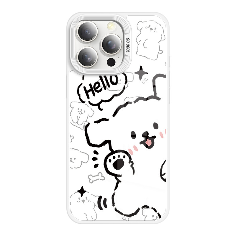 

Чехол для телефона Jiong Bear, DWLBBL04 - black and white