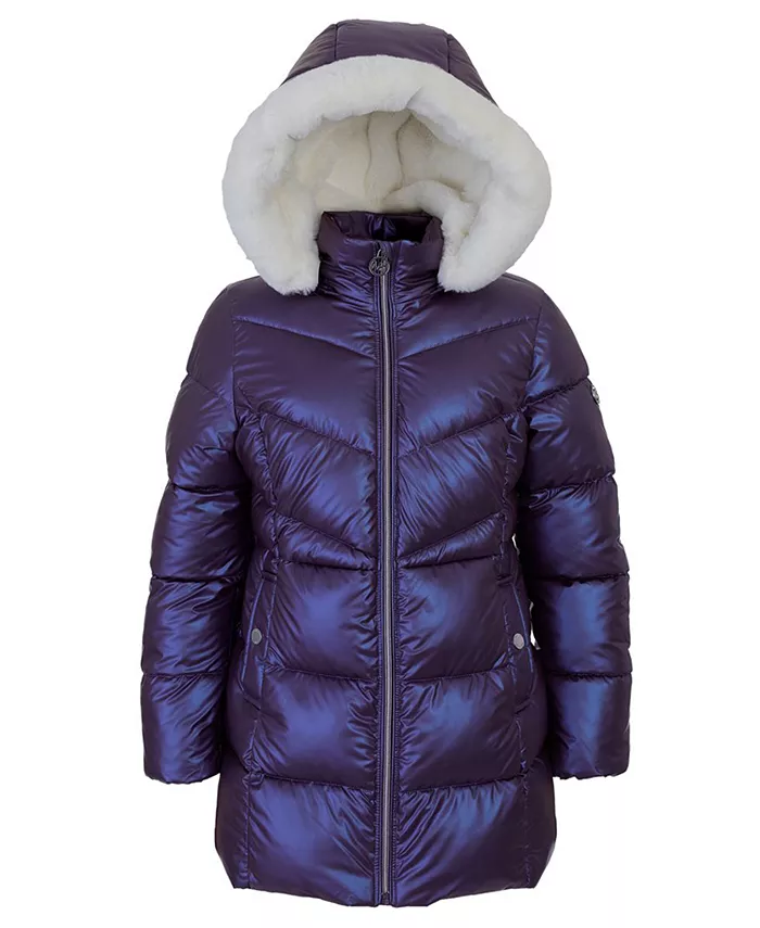 

Куртка-пуховик Big Girls Stadium Michael Kors, фиолетовый