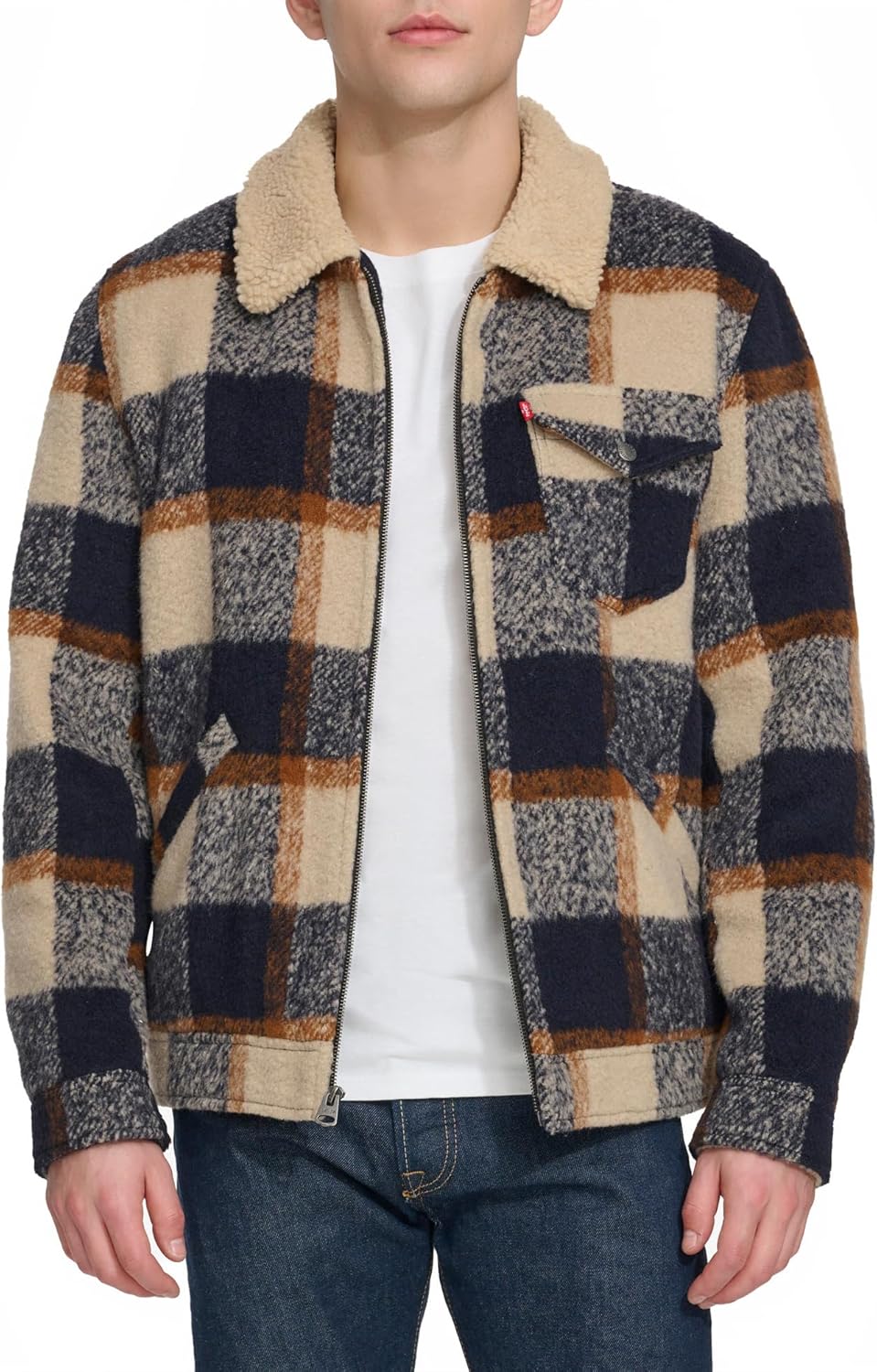 

Мужская куртка Levi's из шерстяной смеси Levi's Depot, Skater Plaid