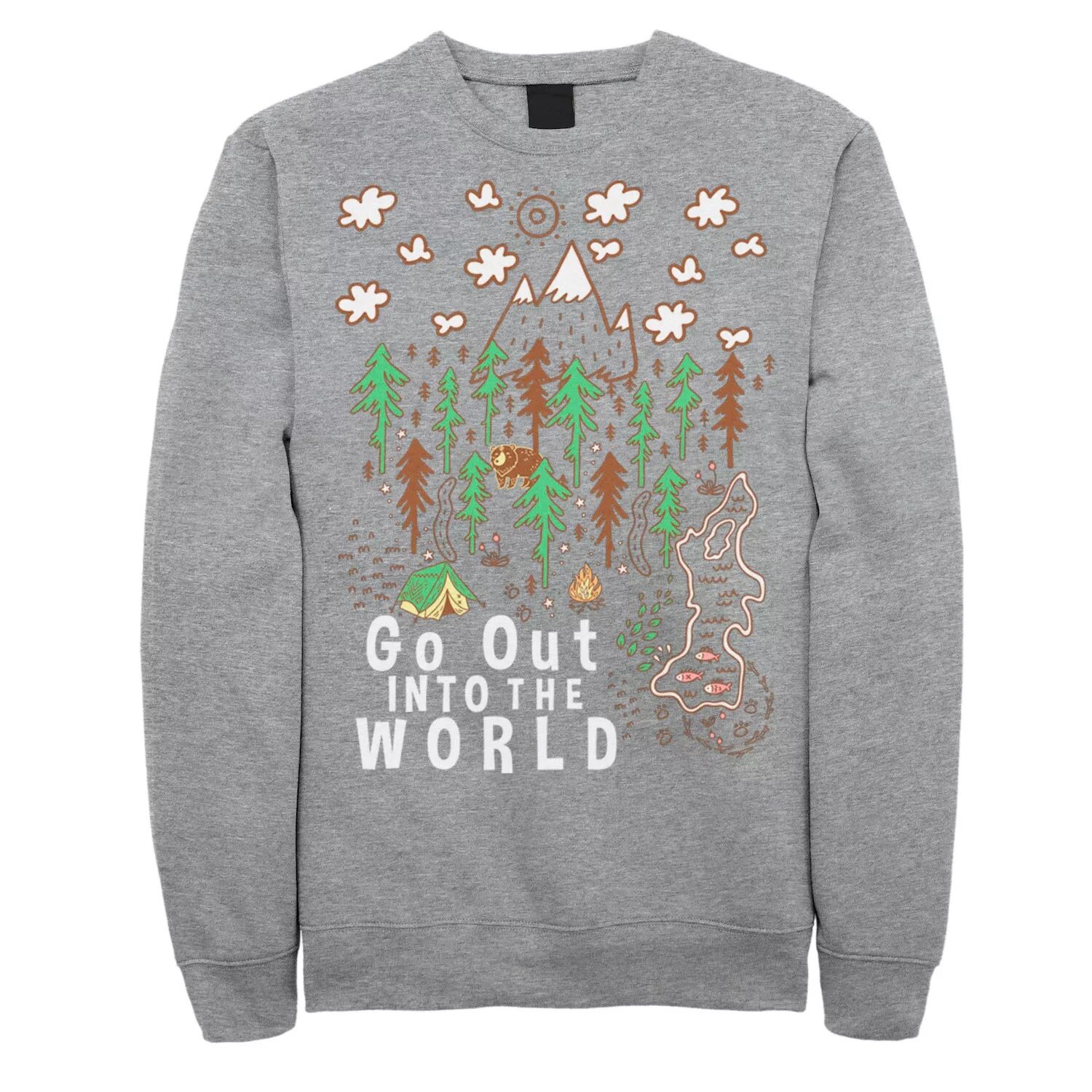 

Флисовая толстовка Go Out Into The World для юниоров