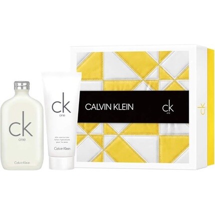 Парфюмерный набор для мужчин Ck One Gift Set Eau De Toilette Edt 200 Ml And Body Lotion Ck One 200 Ml 200ml — фото 2