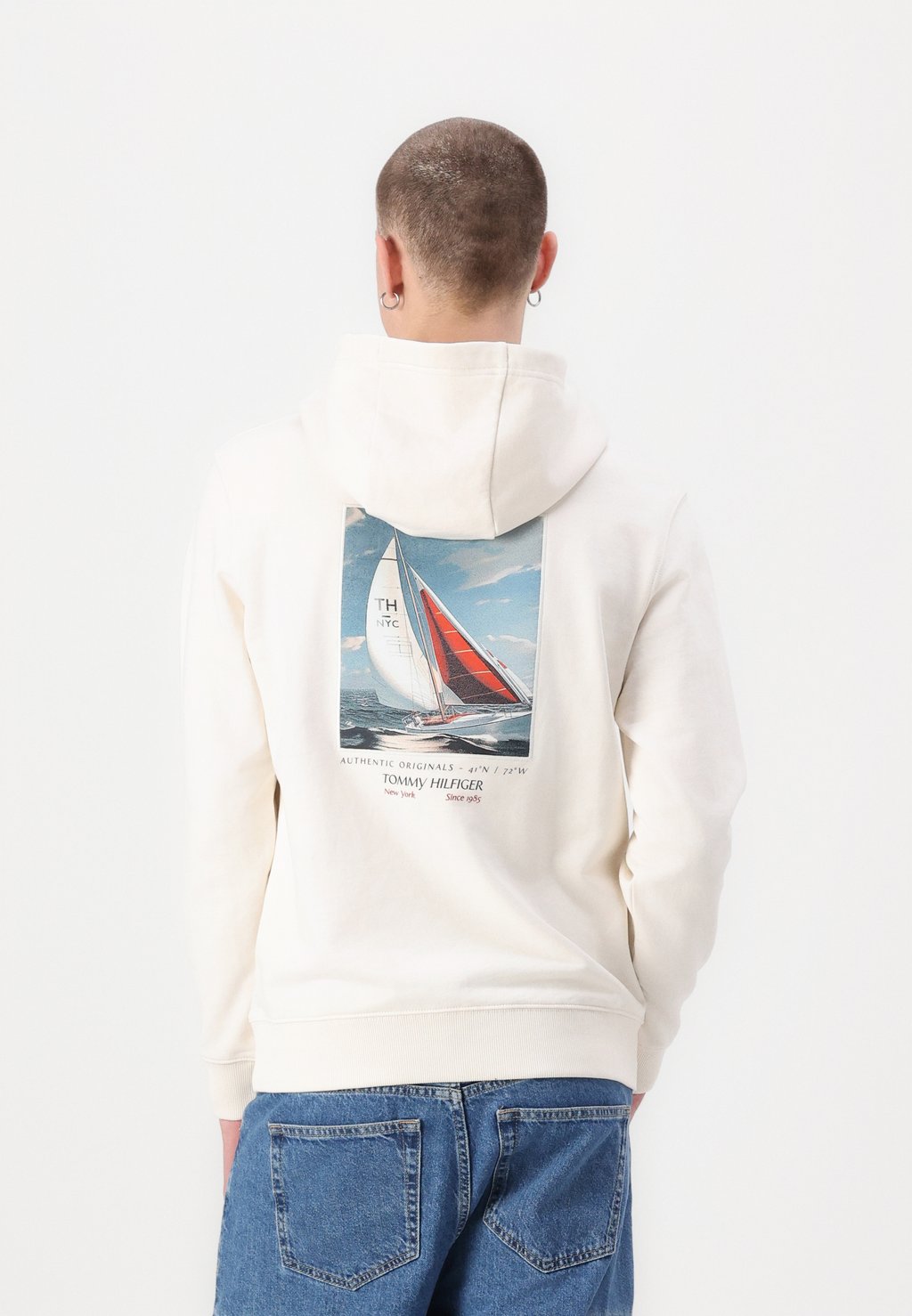 

Толстовка с капюшоном COLOR PHOTO HOODIE - Sweatshirt Tommy Hilfiger, кремовый