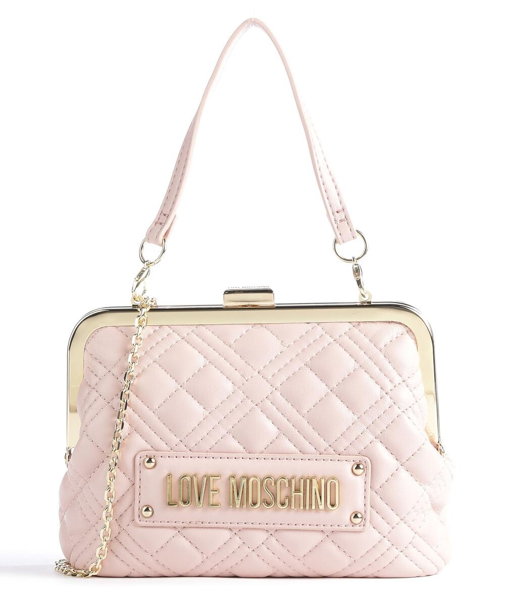 

Стеганая сумка через плечо из искусственной кожи Love Moschino, розовый