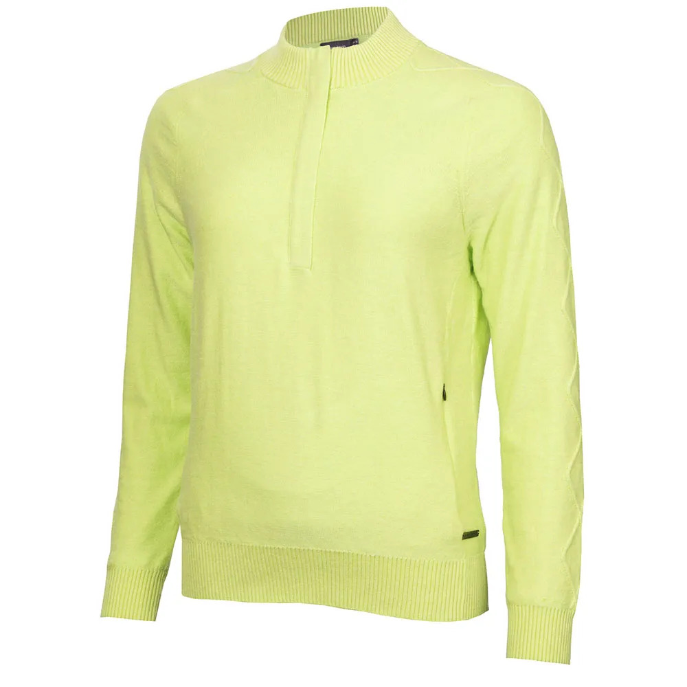 

Свитер Green Lamb Mirissa half zip, желтый