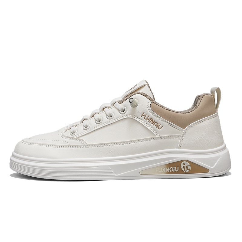 

HUANQIU Нескользящие, износостойкие, дышащие низкие кроссовки для скейтбординга, мужские, бежевого и хаки цвета