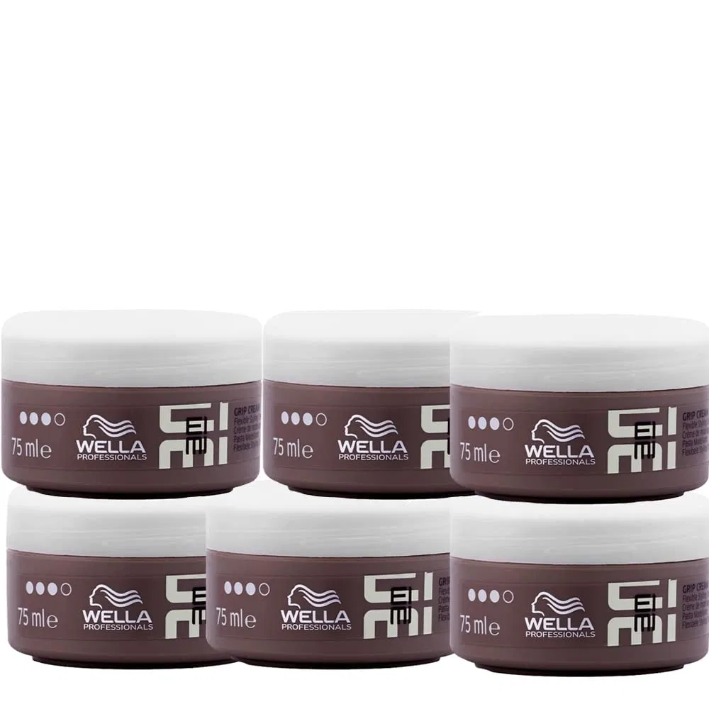 Моделирующая паста для укладки волос EIMI Grip Cream от Wella, 75 мл, 6 шт. Wella Professionals