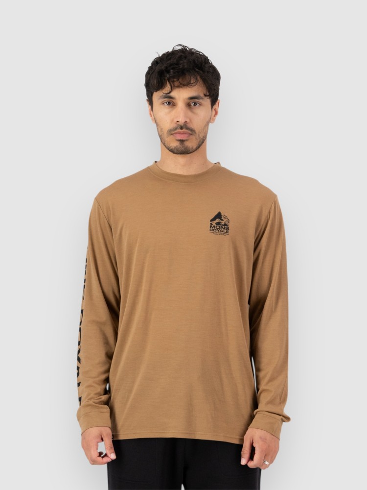 

Функциональная рубашка Mons Royale Icon Merino Classic Funktionsshirt, toffee, Желтый, Функциональная рубашка Mons Royale Icon Merino Classic Funktionsshirt, toffee