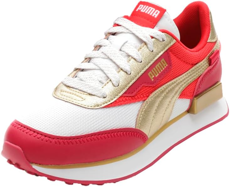 Детские кроссовки Puma Future Rider для детей (унисекс), Puma White-persian R — фото 3