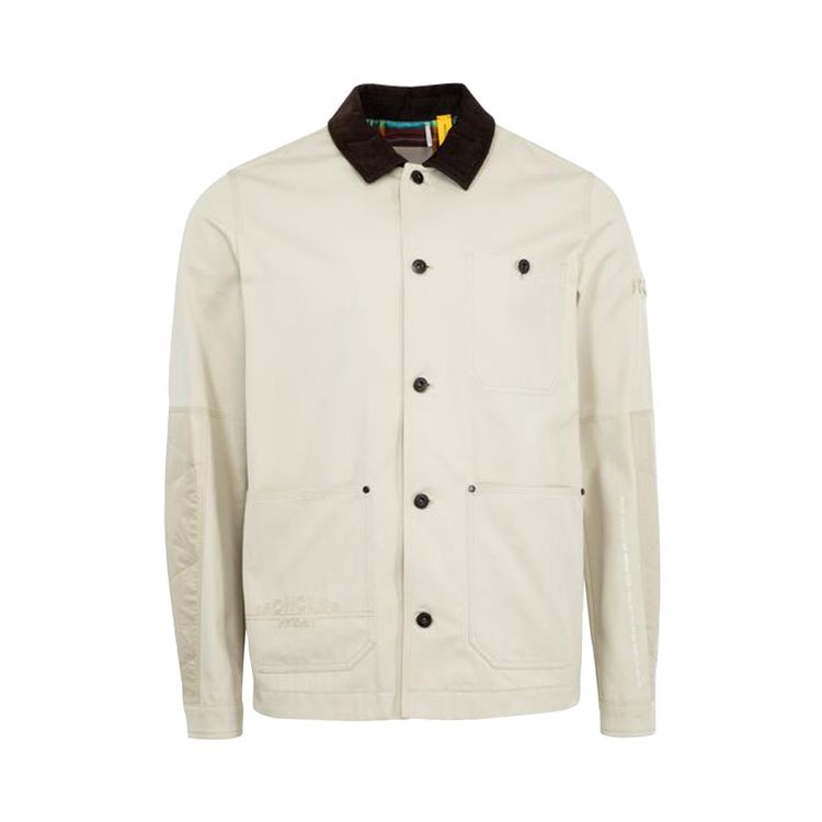 

Куртка Moncler Genius x Fragment Geike Shirt Jacket 'Light Grey', серый