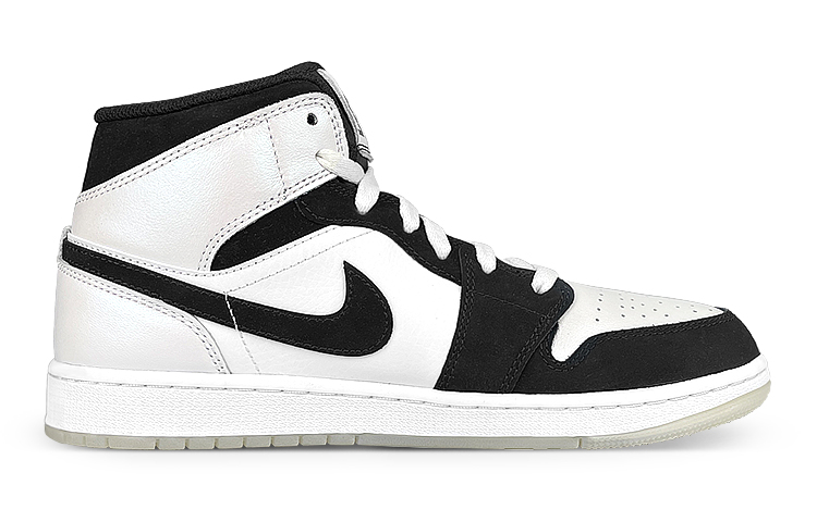 

Кроссовки Air JORDAN 1 Vintage Basketball Shoes Women's Mid-Top Black White