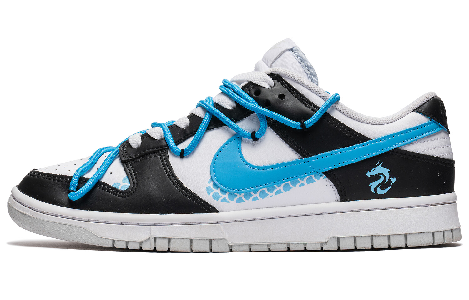 

Кроссовки Nike Dunk Skateboarding Shoes Men Low-top Blue, черный