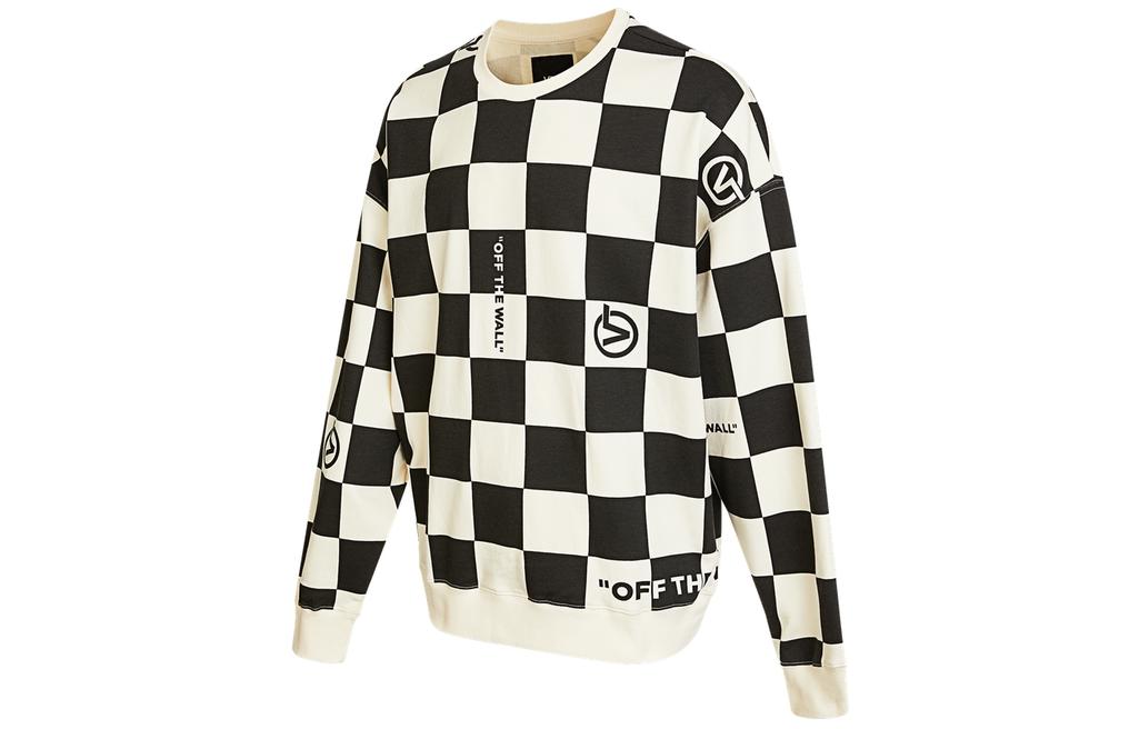 

Vans Мужская толстовка, черная с белым