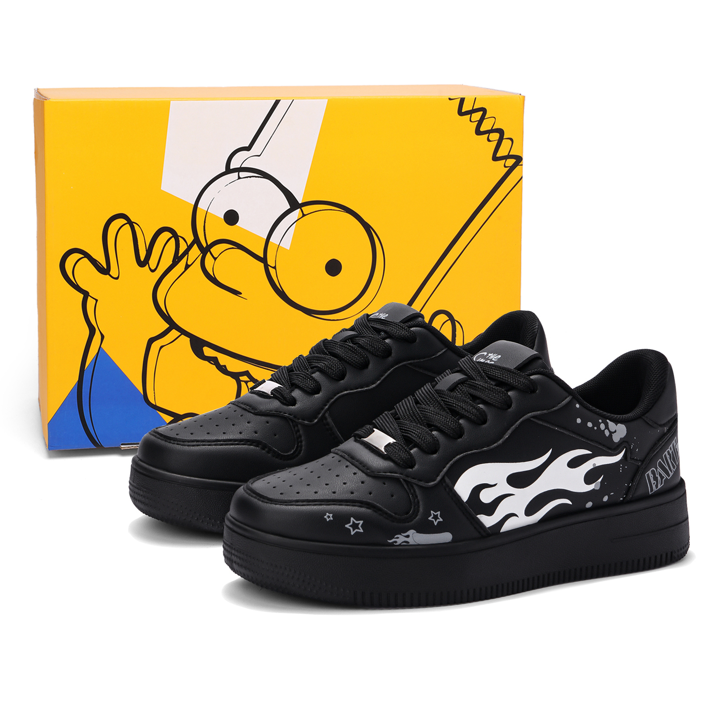 

The Simpsons Низкие скейтерские кроссовки унисекс Salan Black, цвет Salan Black