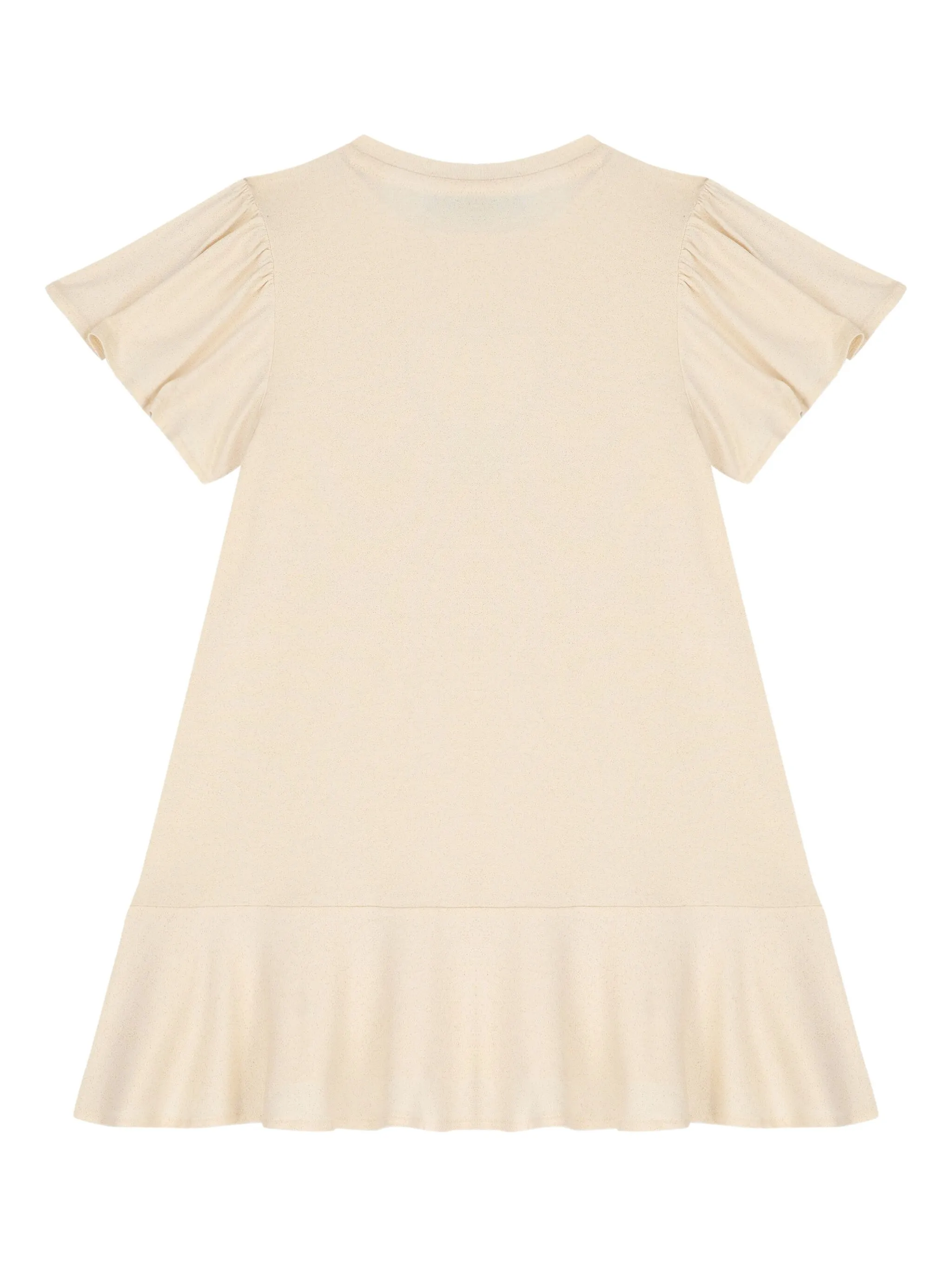 Платье с короткими рукавами Aigner Kids, нейтральный — фото 2