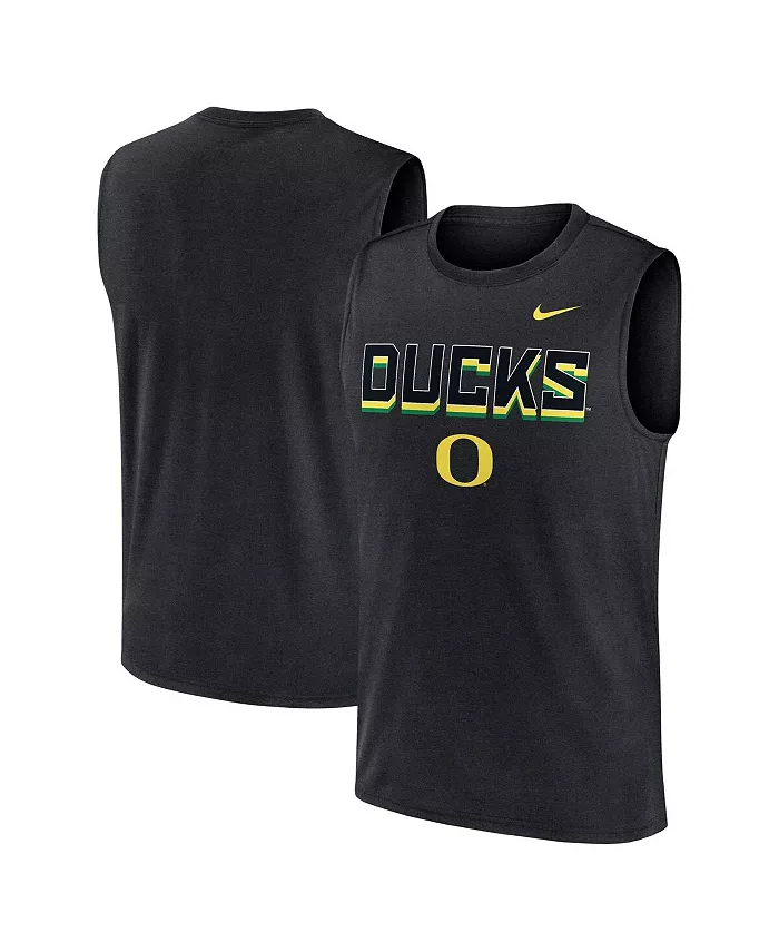 

Мужская черная майка Oregon Ducks Primetime Tricode Legend Performance Nike