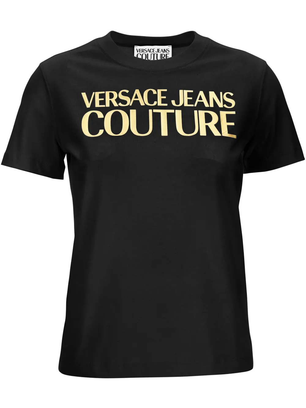 

Футболка с логотипом Versace Jeans Couture, черный