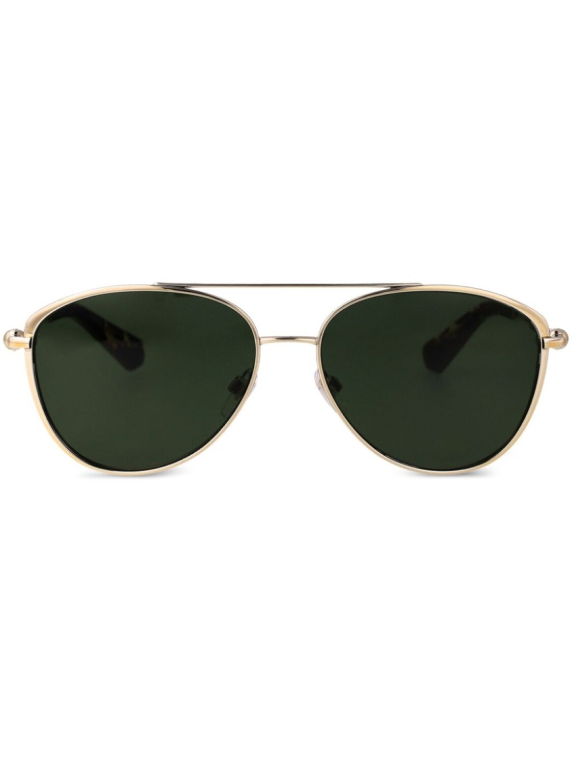 

Солнцезащитные очки в круглой оправе Burberry Eyewear, золотой