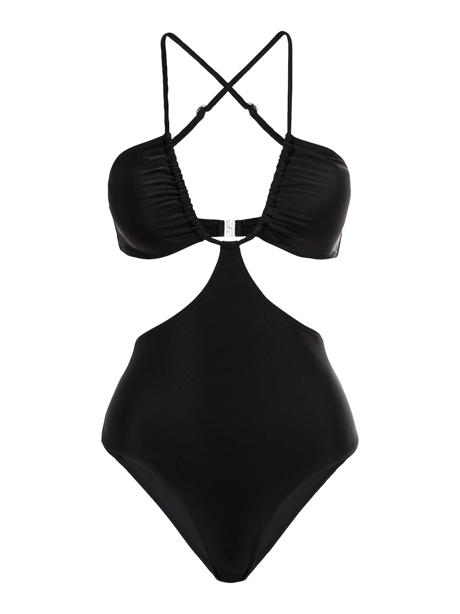 

Купальник-балконет LSCN by LASCANA Gina, черный