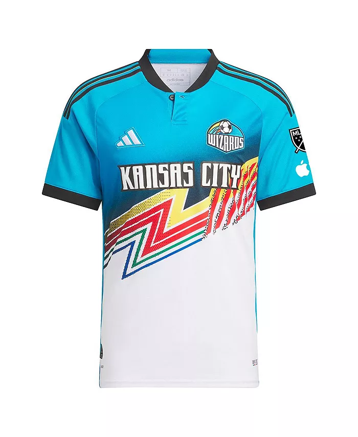 Мужская белая футболка Sporting Kansas City 2024 Archive Authentic adidas — фото 2