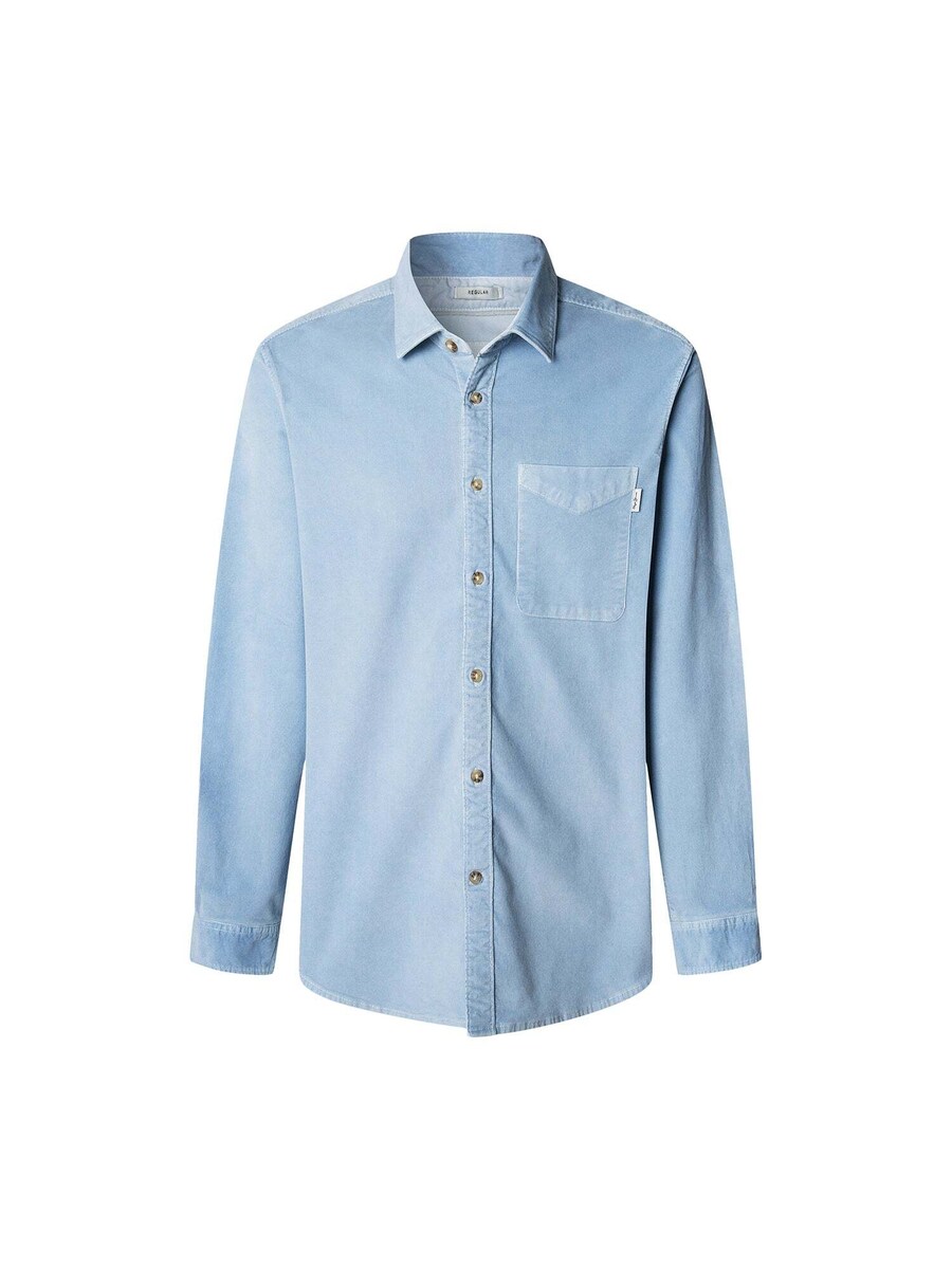 

Рубашка на пуговицах классического кроя Pepe Jeans Clayton, Light blue