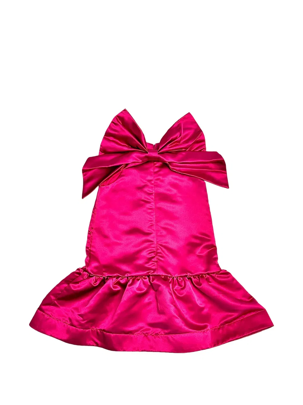 Платье с бантом и оборками Bcbg Kids, розовый — фото 2