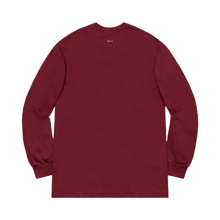 Футболка Supreme x Joel-Peter Witkin Harvest Long-Sleeve Tee, Burgundy — фото 2