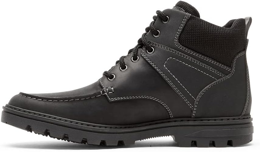 Мужские ботинки Rockport Weather Ready Moc Toe для хайкинга, черный — фото 4